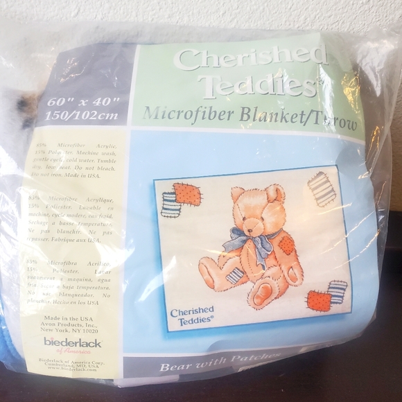 biederlack Bedding Biederlack Cherished Teddies 6x40 Micro Fiber Throw New In Package Poshmark